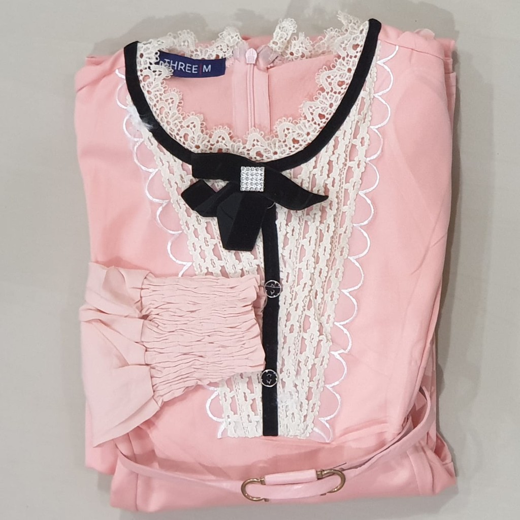 Tritania Maxi Dress Import TM 9051-Pink