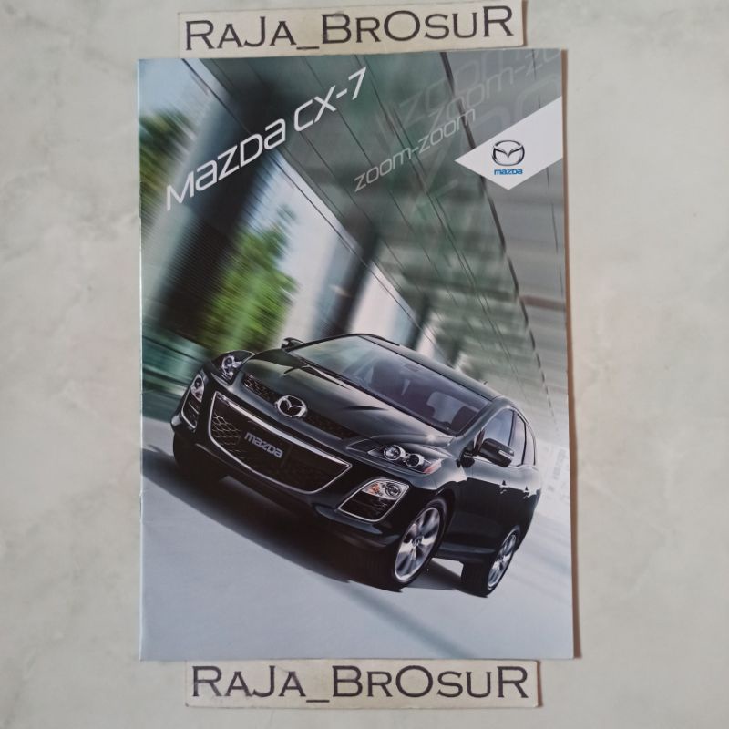 Poster brosur katalog booklet Mazda CX7/Mazda CX 7/Mazda CX-7