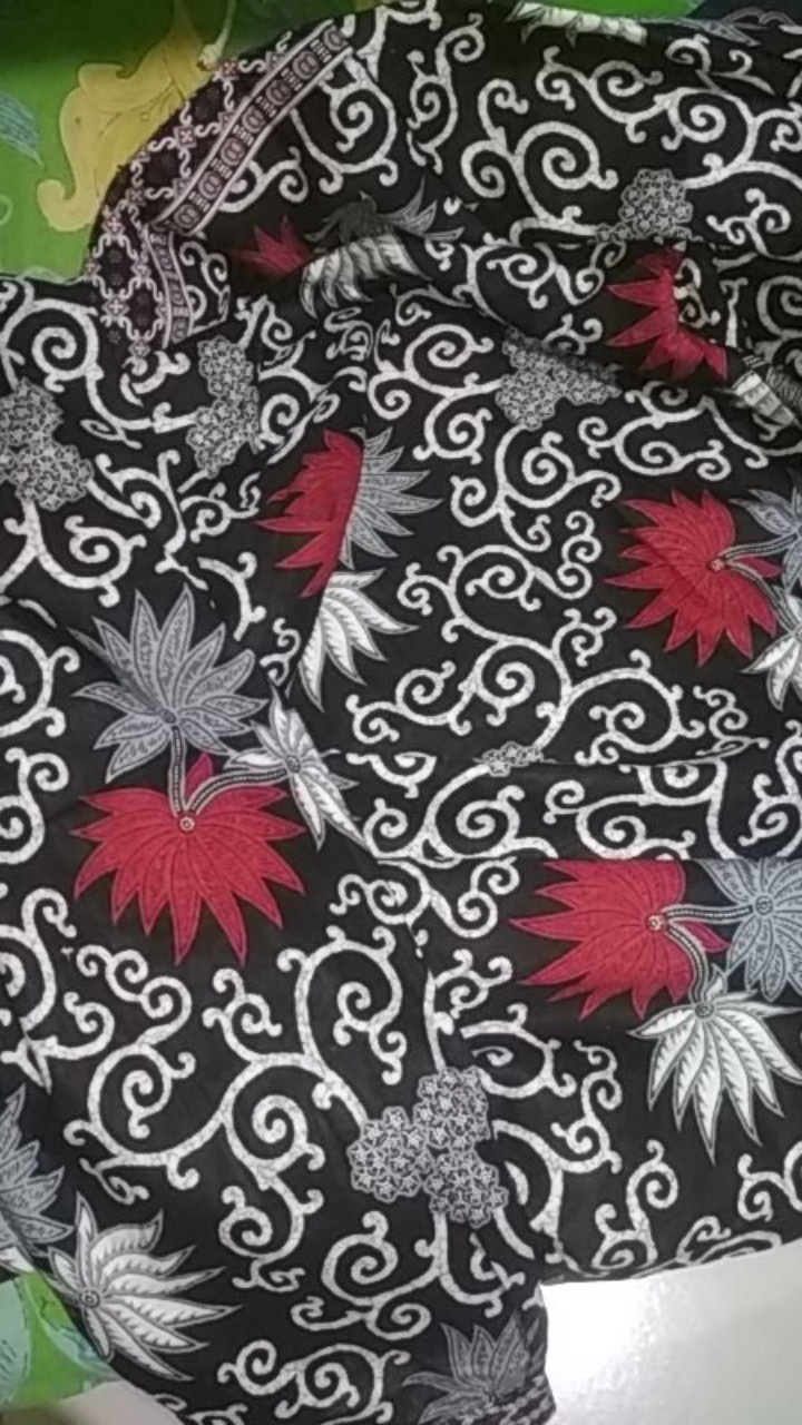 Baju Pakaian Kemeja Batik Formal Kantor Pria Lengan Panjang