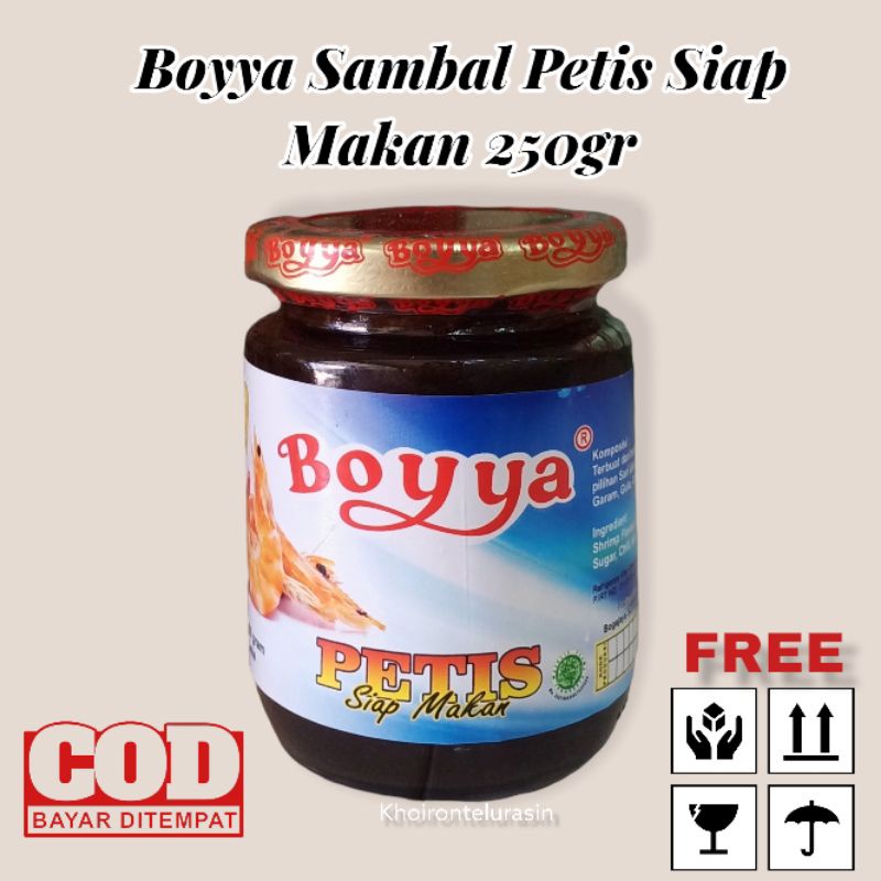 SAMBAL PETIS BOYYA SIAP MAKAN 250gr