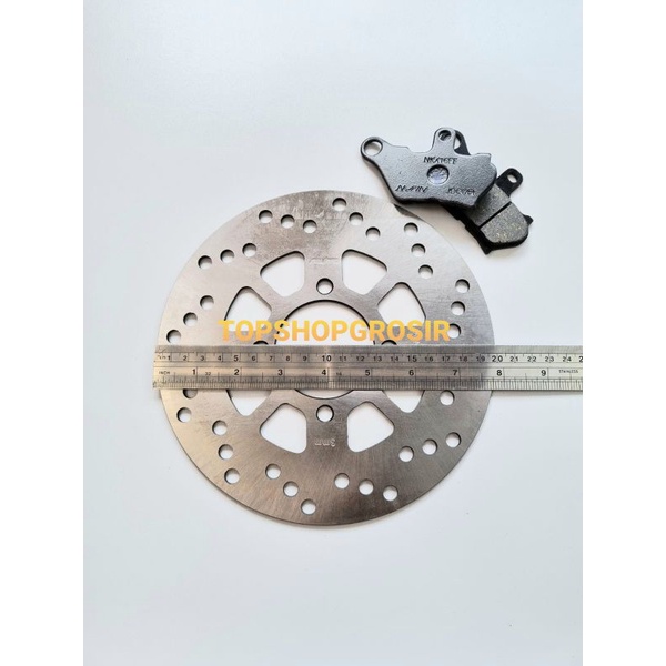 (Paket) Piringan Piring Disk Cakram + Kampas Disk Pad Mio Lama Pertama Piston 1/Mio Sporty