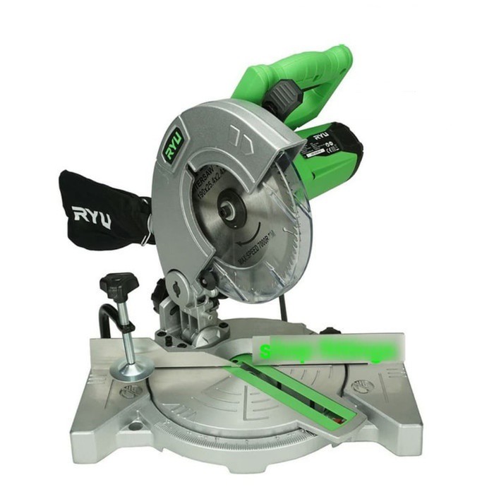 Miter Saw Ryu RMS 180 7 inch - Mesin Potong Aluminium dan Kayu