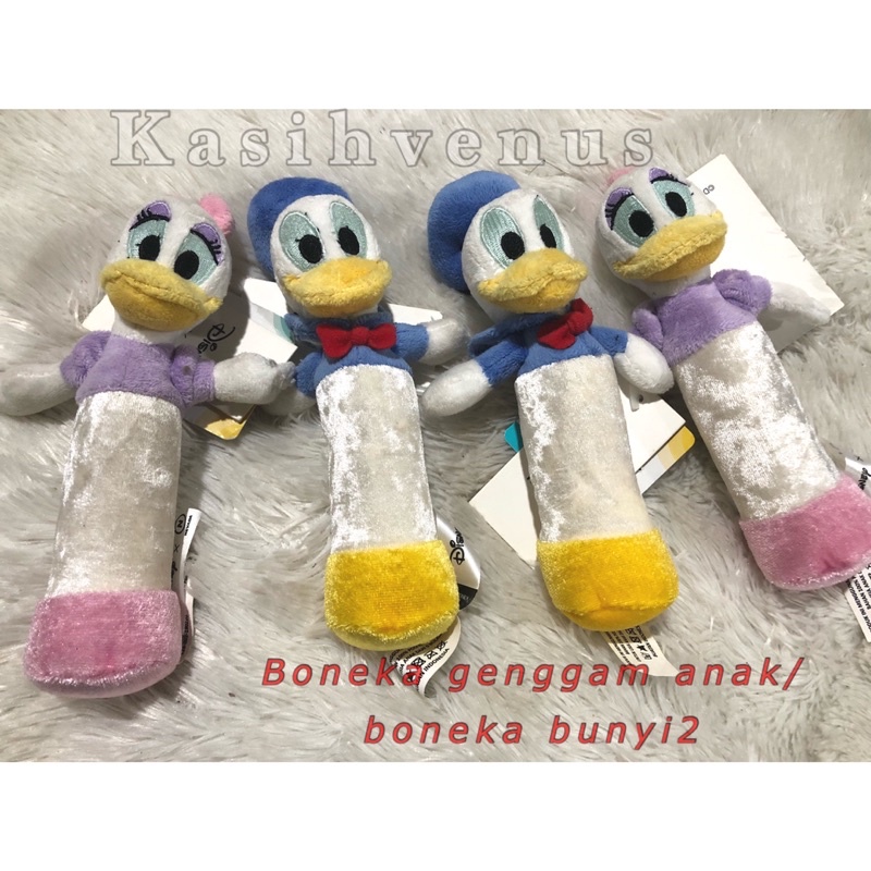 BONEKA GENGGAM DISNEY X NEVADA/BONEKA RATTLE STICK/BONEKA BUNYI/BONEKA PENCET