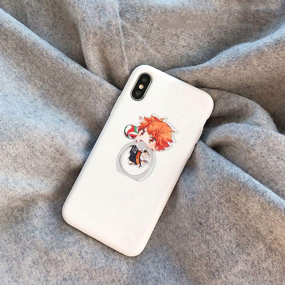 Agustinina Rotating Ring Bracket Voli Cowok Fashion Hadiah Mobil Mount Luffy Dragon Ball Lipat Logam Jari Cincin Anime Anak Laki-Laki Desktop Anti-Jatuh Bracket