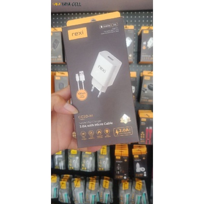 CHARGER(Cas) REXI CC20-M 2.0A Cable Micro Usb