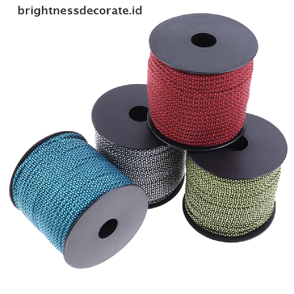 [birth] 50m Reflective Guyline Outdoor Camping Tent Rope Runners Guy Line Cord Wire  [ID]