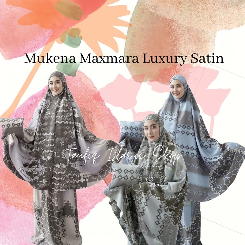 Mukena Dewasa Luxury Laser Cut Satin Velvet