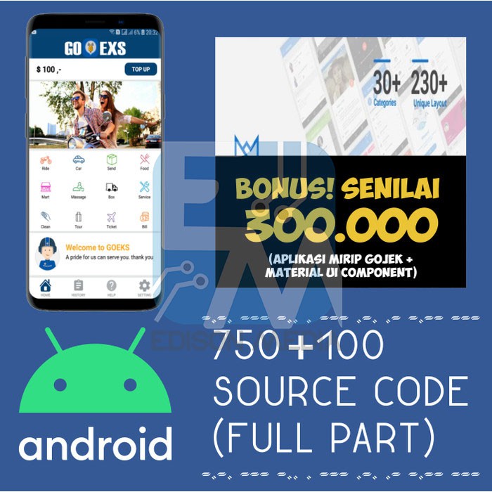 DVD 750 Source Code Program Aplikasi Android ( ALL PART )