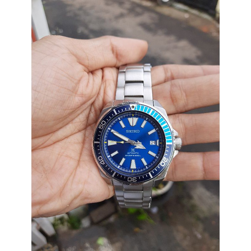 Seiko Diver Samurai Blue Lagoon