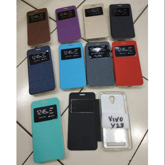 Flip case Vivo Y28 flipcase book cover sarung buku buka tutup flipshell