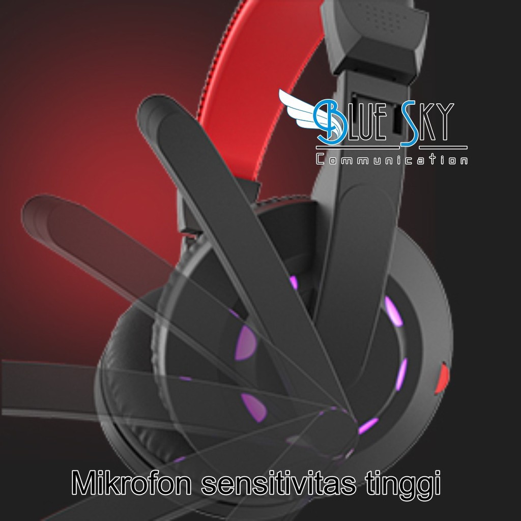 HEADSET HEADPHONE EARPHONE DJ GAMING A65 PLUS MIC