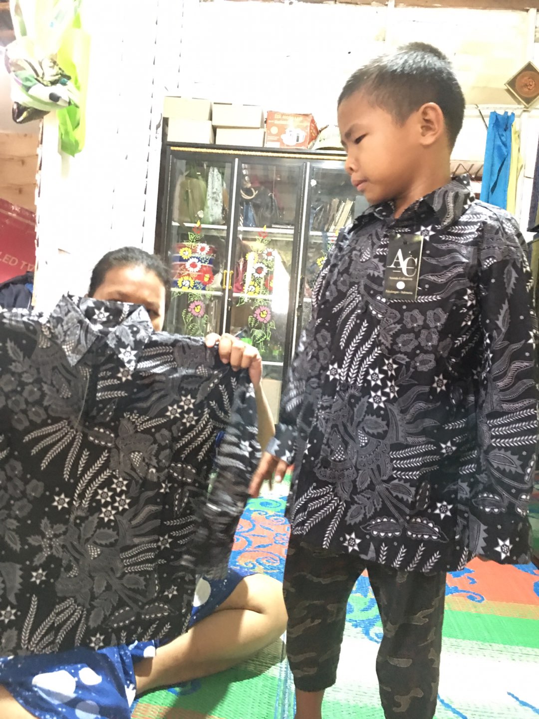 (bisa Cod) Kemeja Batik Anak Cowok//baju Batik Anak Cowok//batik Anak Laki Laki// Kemeja Anak Modern