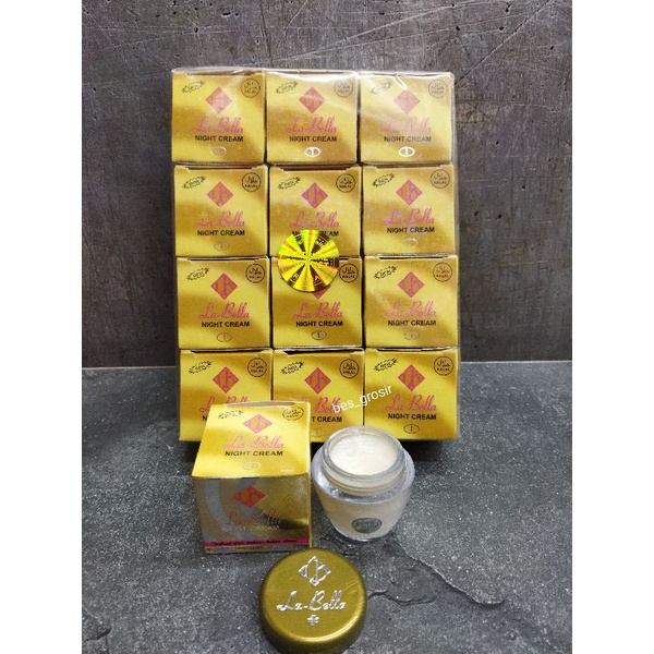 Labella plus cream malam original ( 12 pcs )