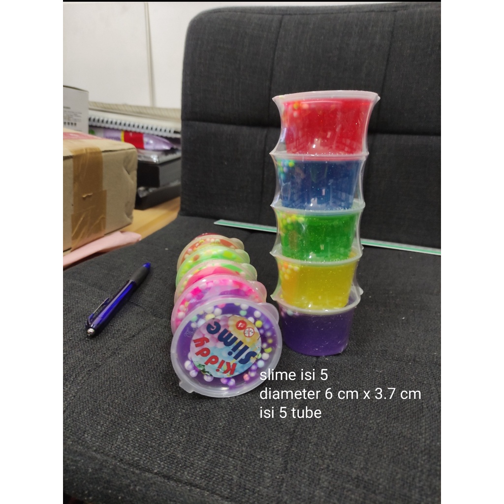 

kiddy slime gelas victory diameter 6 cm x 3.7 cm 5 warna