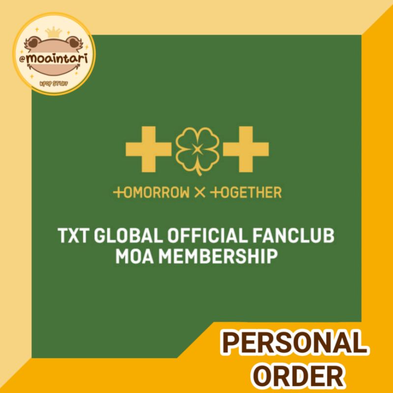 TXT OFFICIAL FANCLUB MOA MEMBERSHIP weverse | MOAKIT Fullset | Renewall | Fan Kit | Fankit | Tomorro
