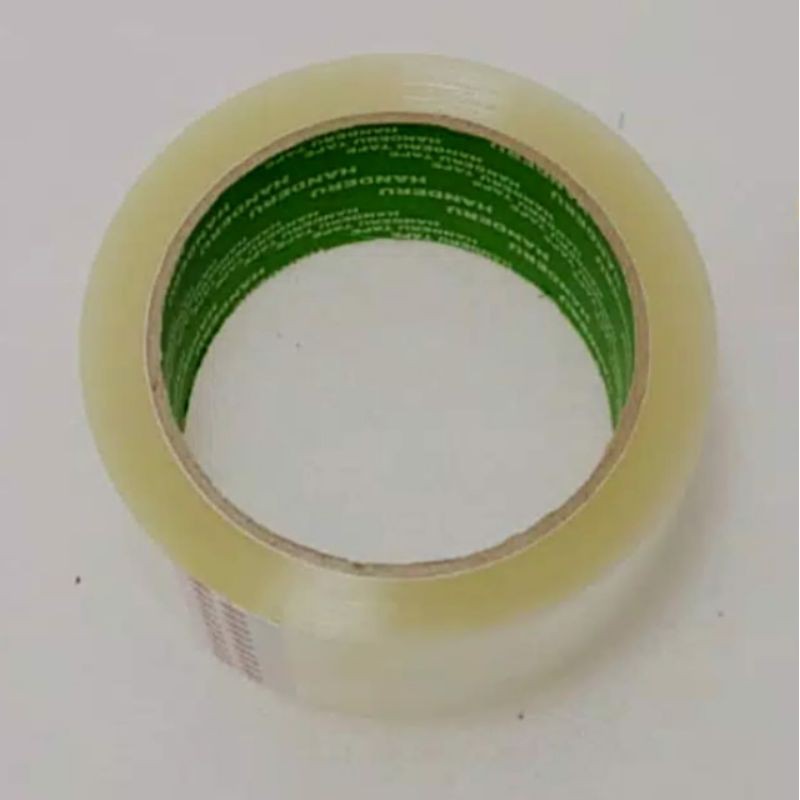 

lakban bening & coklat 90 yard Handeru Tape 48mm × 90 yard Ukuran Jujur