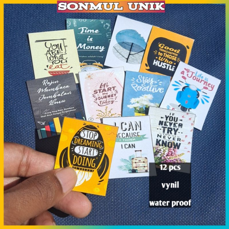 

MAGNET KULKAS AESTHETIC DAILY MOTIVATION VYNIL UNIK MURAH /