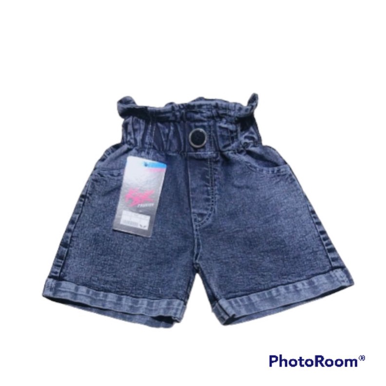 CELANA PENDEK ANAK PEREMPUAN//HOTPANT JEANS STRETCH USIA 1-8 TAHUN