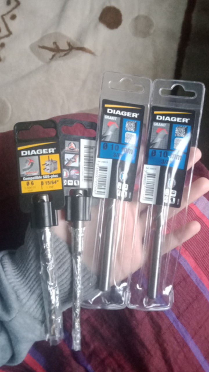 Mata Bor Diager Booster+ Dia. 6x110-310 Mm, Original Perancis!