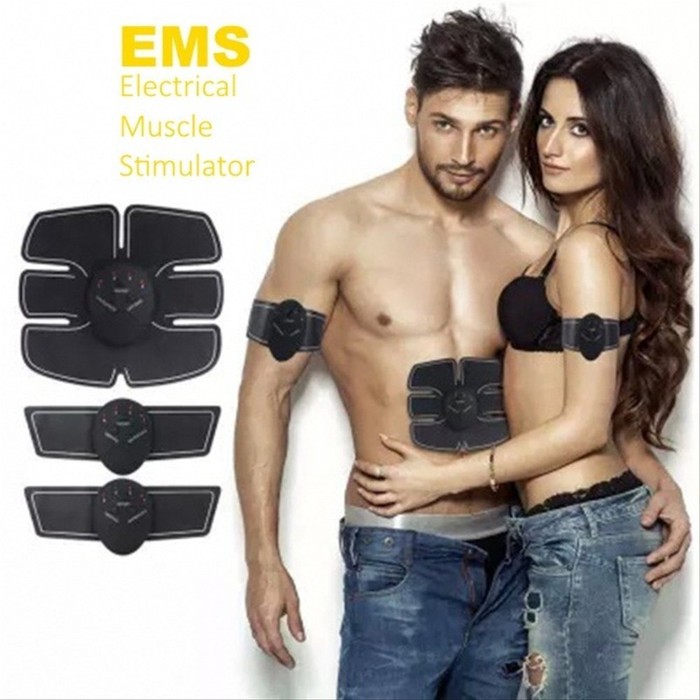 Alat Pengecil Perut Pembentuk Otot Perut Pria Wanita EMS STIMULATOR