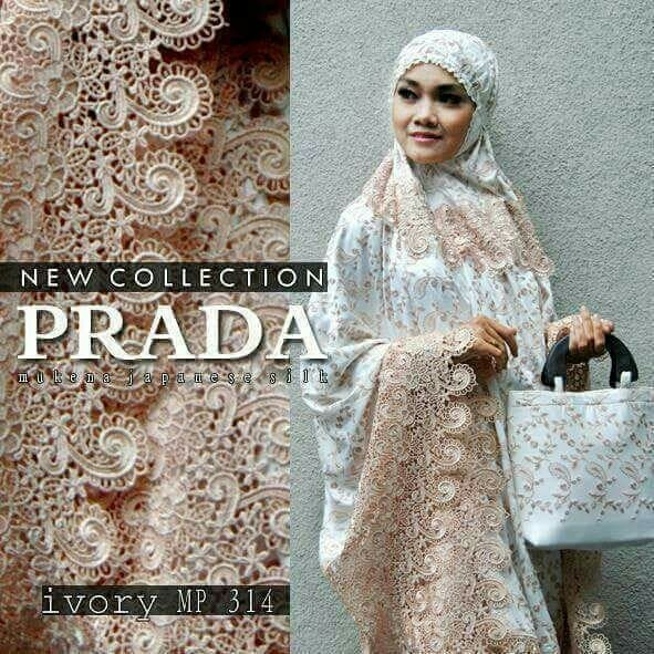 Promo MUKENA PRADA DEWASA FULL BORDIR BRUKAT  SWAROSKY SUTRA PARIS - Putih Diskon