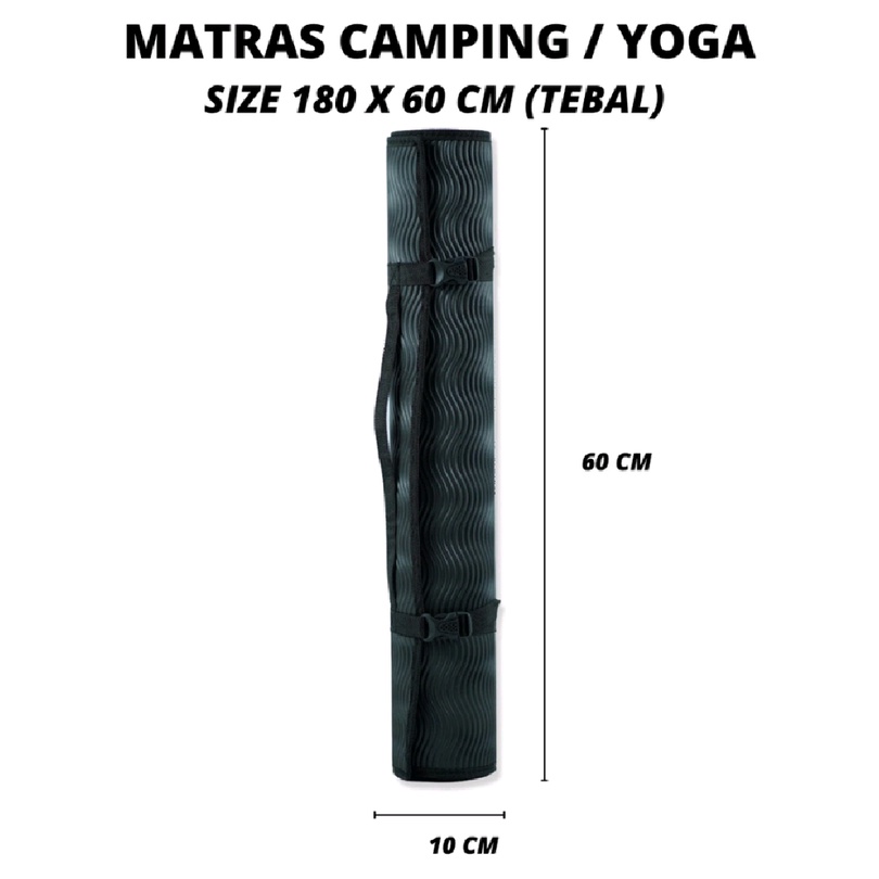 Matras yoga camping olahraga outdor spon empuk