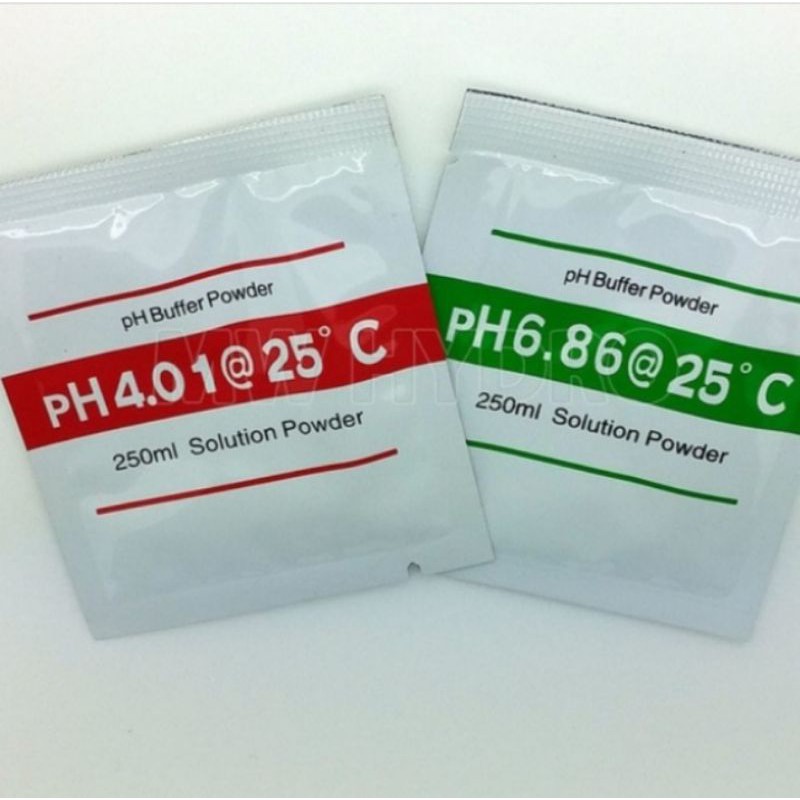 PH METER BUBUK KALIBRASI SENSOR PH 4 DAN 6.86 SATU SET