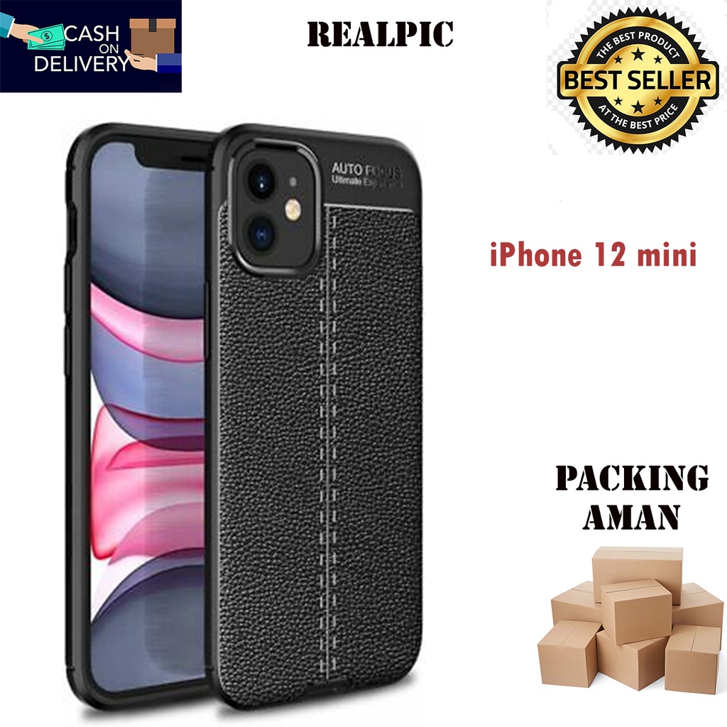 Case Auto Focus Iphone 12 Mini Leather Experience SoftCase Slim Ultimate / Casing Kulit