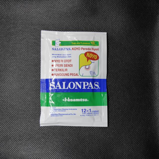 

Salonpas Koyo Pereda Nyeri (1 Sachet isi 12 Lembar)