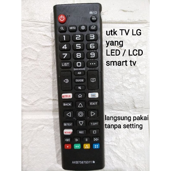 Remote TV Remot TV LG LED LCD Tanpa setting Remote Siap Pakai Remote Murah Remot Langsung Siap Pakai