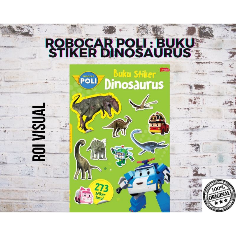 

Robocar Poli : Buku Stiker Dinosaurus