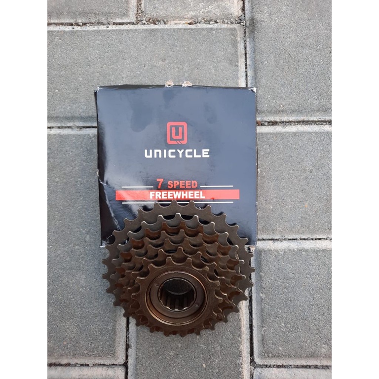 TERMURAH!!! Freewheel / Sprocket Sepeda 7 Speed UNICYCLE / Realpict