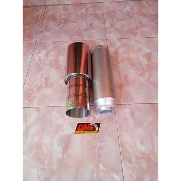 Satu paket knalpot hks titan resonator kapsul