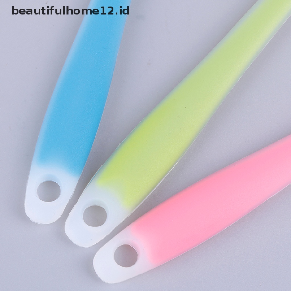 【beautifulhome12.id】 Heat Resistant Non-stick Silicone Spatula Spoon Cooking Kitchen Cake Scraper .