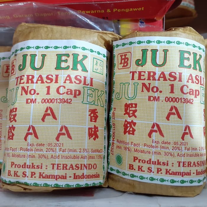 Terasi Udang Asli JUEK / JU EK Bumbu Masak Sambal