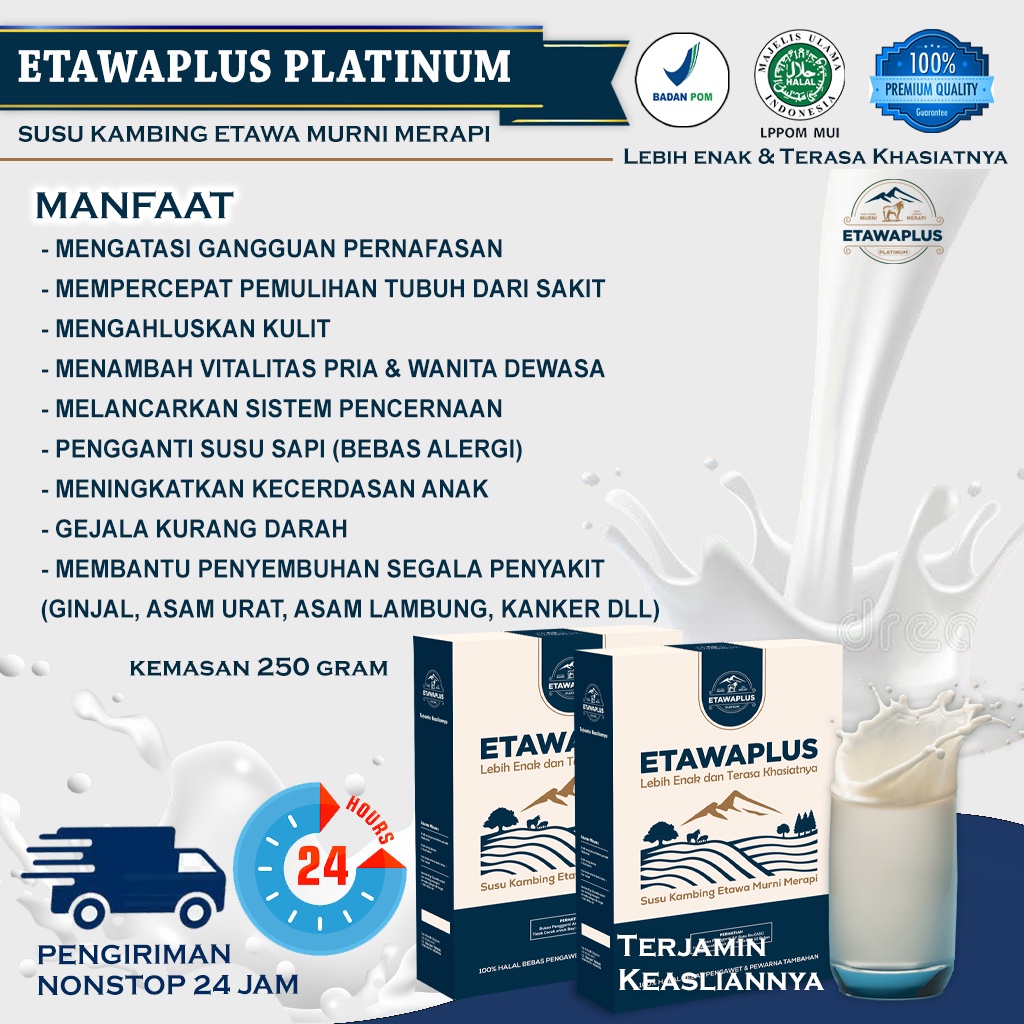 SUSU ETAWAPLUS PAKET HEMAT 12 BOX | ETAWAPLUS KOLOSTRUM KEMASAN 250 GRAM