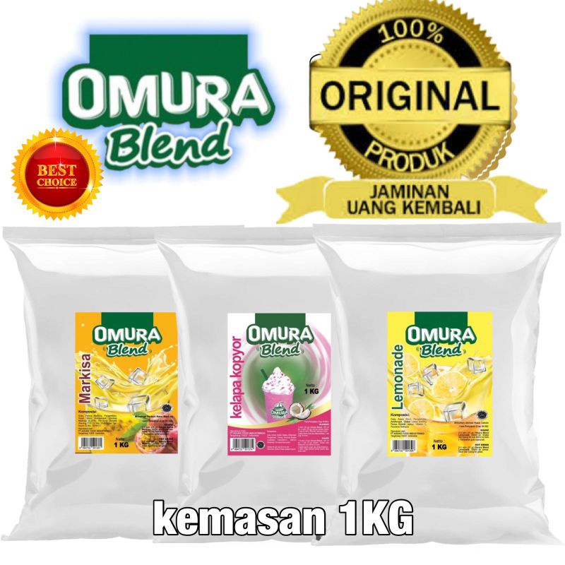 

OMURA BLEND SERBUK MINUMAN RASA KELAPA KOPYOR/MARKISA