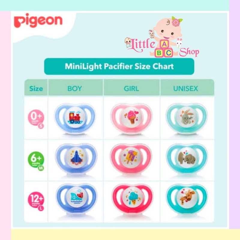 Pigeon Pacifier Mini Light  / Empeng Pigeon Soother