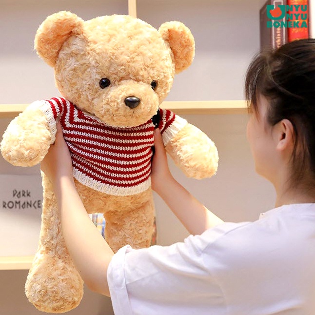 boneka teddy bear beruang animal sweater rajut usa