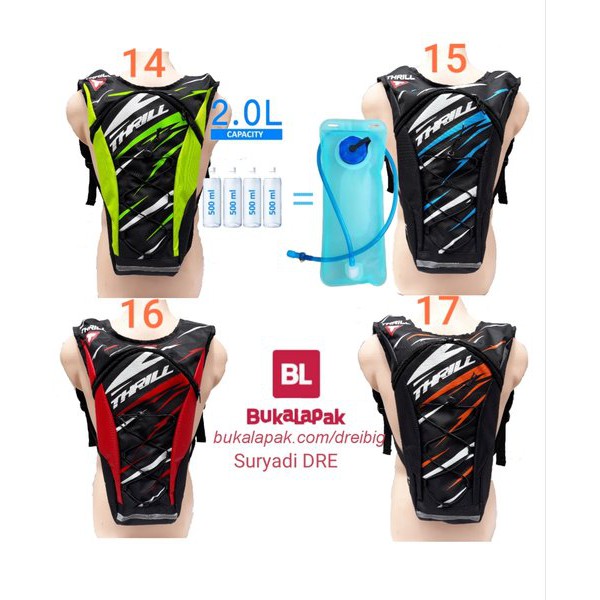 Diskon Outwear Murah  Tas hydropack hydrobag trail motor cros sepeda plus water blader kantung air