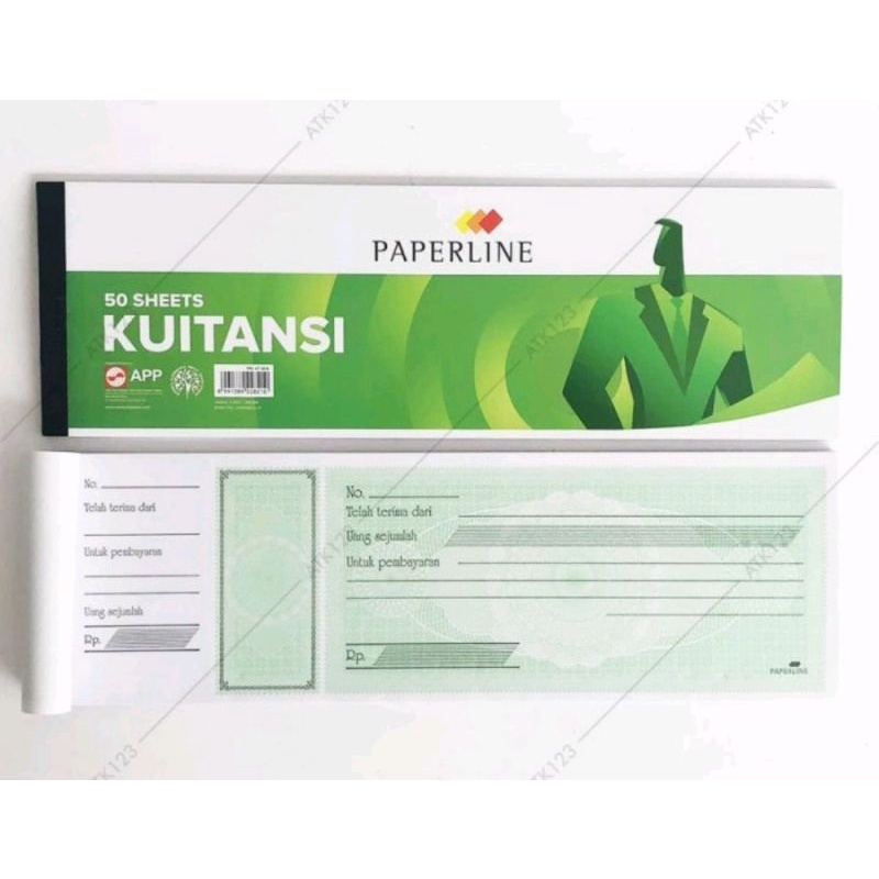 

PAPERLINE - Buku Kwitansi Besar (1 Buku / 50 lbr)