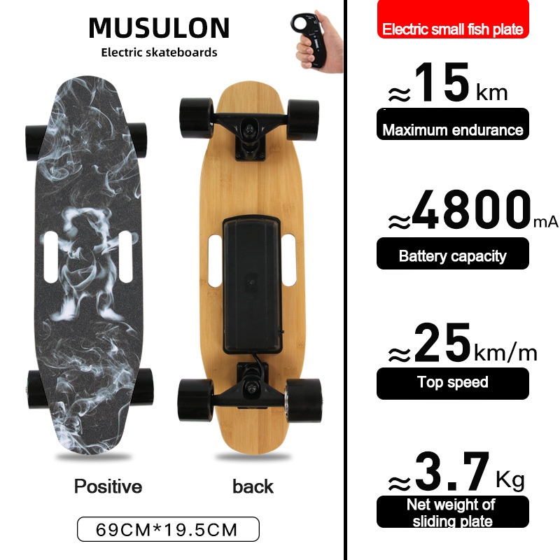 Sikat Elektrik Untuk Papan Seluncur / Skateboard