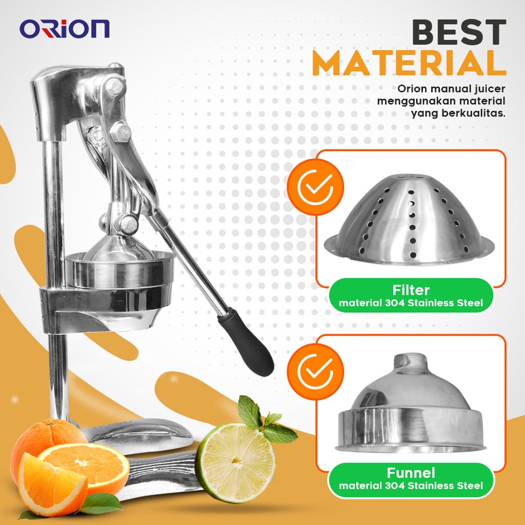 Orange Juicer/ Alat Peras/ Press Jeruk - Orion MJ1458