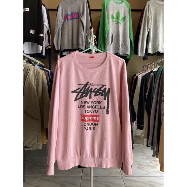 Stussy X Supreme Crewneck Second Original