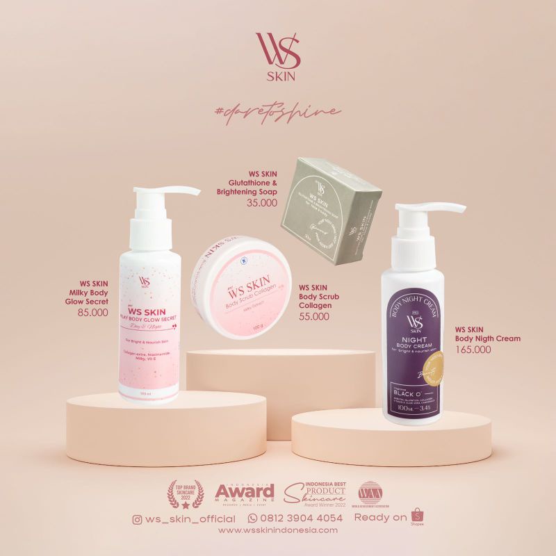 WSC body serum dan ws skin