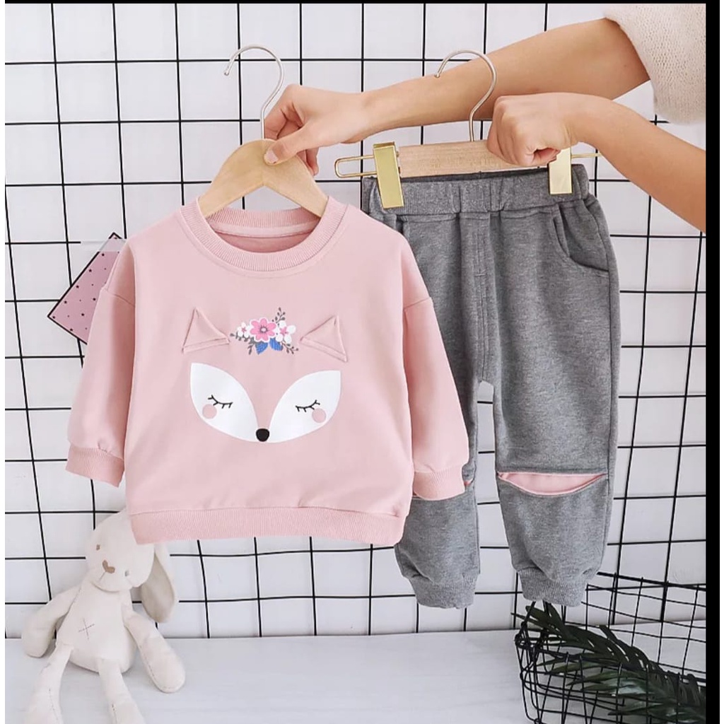 NEW SETELAN ANAK SWEATER 1-5 TAHUN TERBARU SUPER COOL PREMIUM //TERBARU