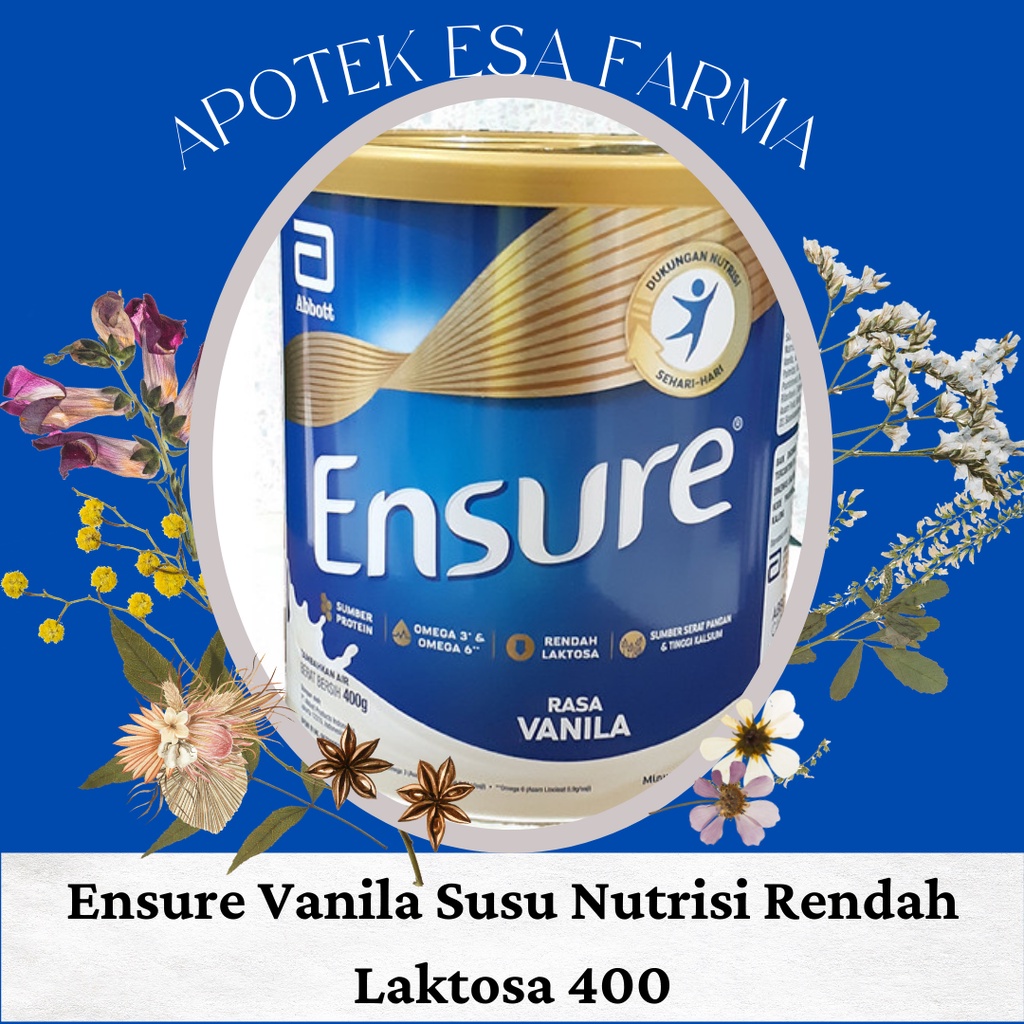 

Ensure Vanila Susu Nutrisi Rendah Laktosa 400 gram