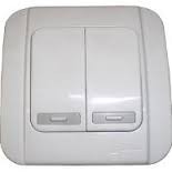 Saklar Seri Double Switch IB Broco Galleo