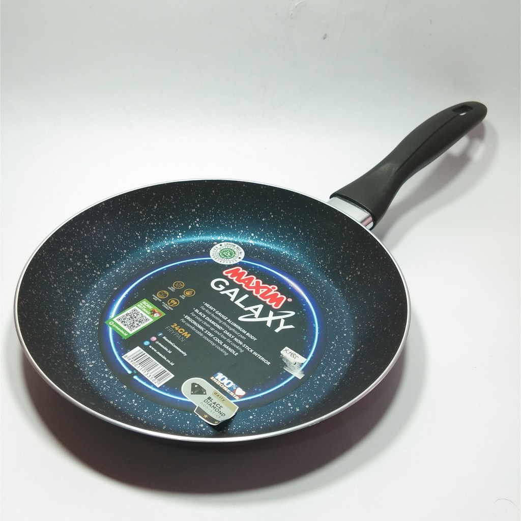 MAXIM GALAXY 24CM FRYPAN NGLX-FP24-P-TS-W Wajan Anti Lengket