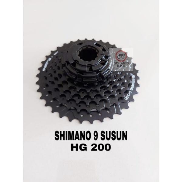 Gear Belakang Shimano 9 Speed HG200 Altus 11-36T